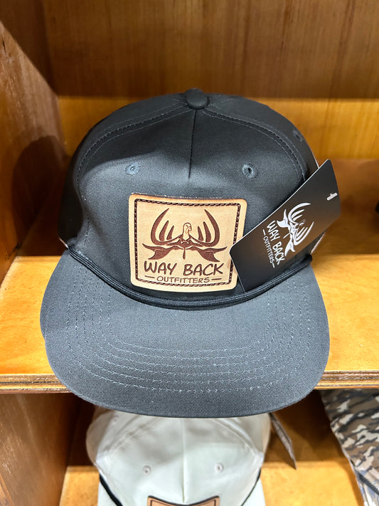 Gunmetal/Black Rope Logo Patch Hat